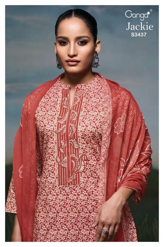 Ganga Jackie 3437 catalog indian salwar kameez wholesale uk