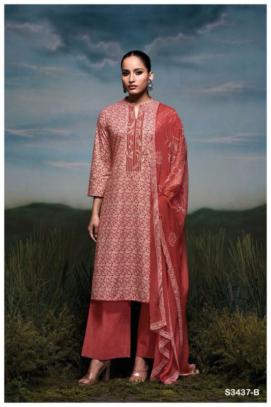 Ganga Jackie 3437 catalog indian salwar kameez wholesale uk