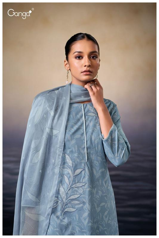 Ganga Kaczie 3451 catalog indian salwar kameez wholesale price