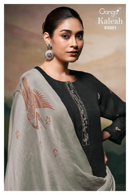 Ganga Kaleah 3501 catalog traditional salwar kameez wholesale