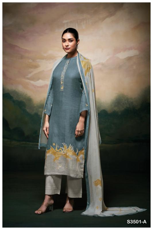 Ganga Kaleah 3501 catalog traditional salwar kameez wholesale