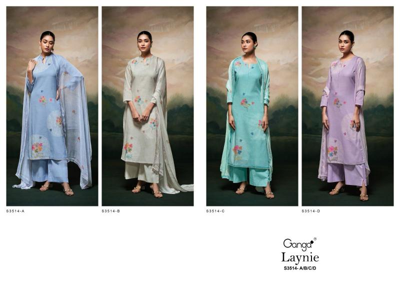 Ganga Laynie 3514 catalog wholesale pakistani salwar kameez online