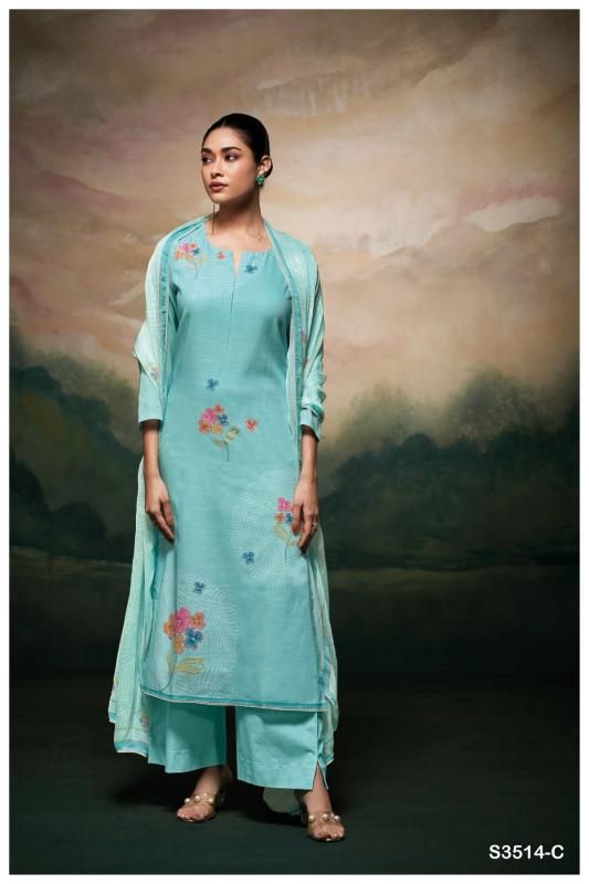 Ganga Laynie 3514 catalog wholesale pakistani salwar kameez online