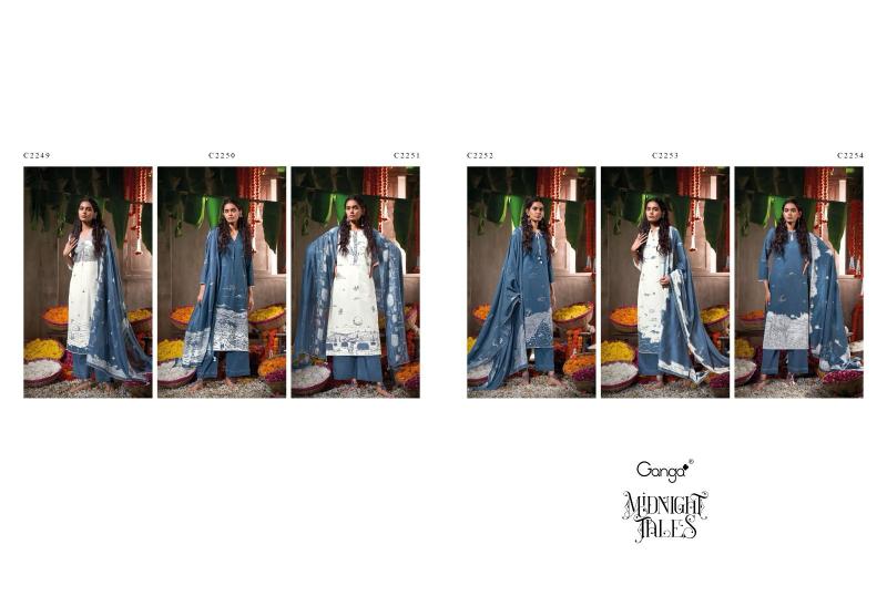 Ganga Midnight Tales catalog designer salwar kameez wholesale in mumbai