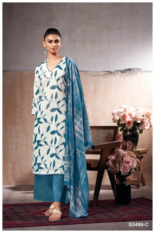 Ganga Nataly 3499 catalog top office wear wholesale brand salwar kameez