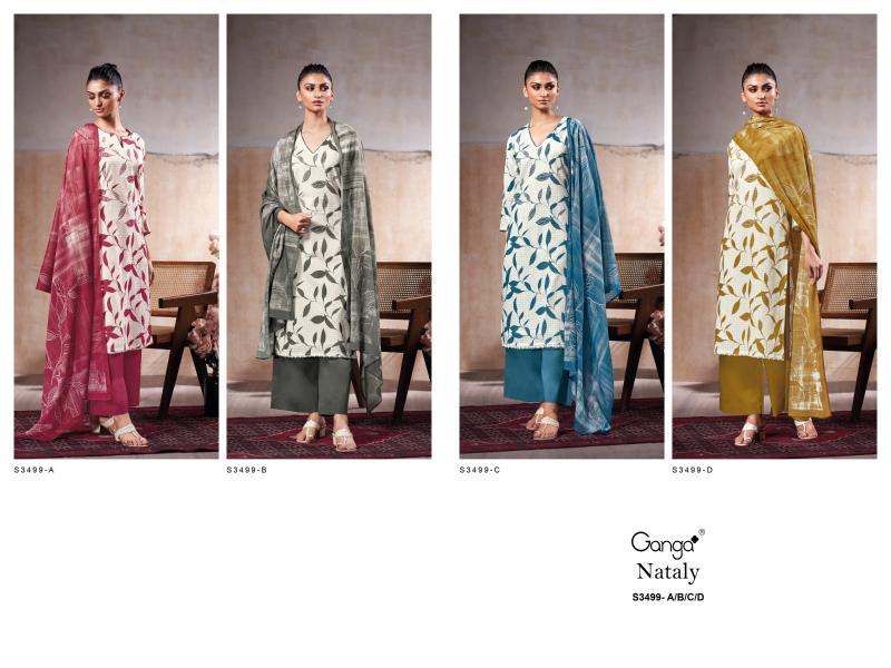 Ganga Nataly 3499 catalog top office wear wholesale brand salwar kameez
