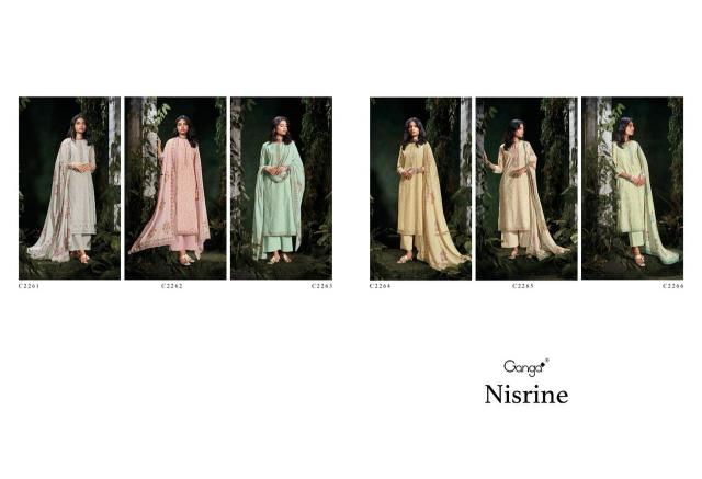 Ganga Nisrine catalog wholesale salwar kameez online shopping