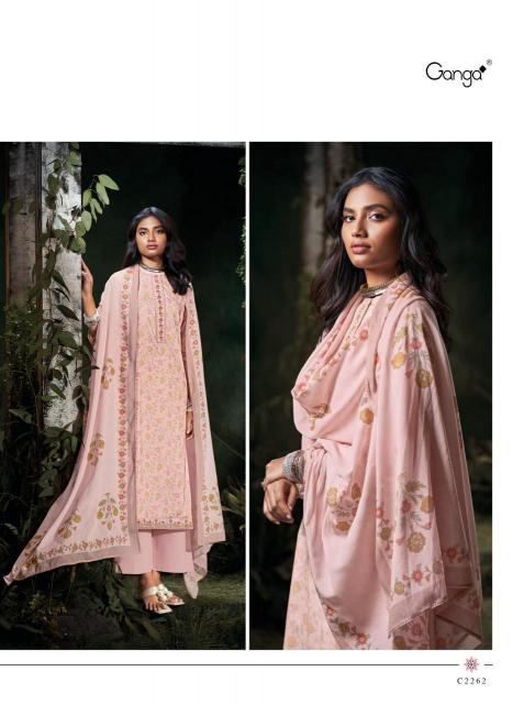 Ganga Nisrine catalog wholesale salwar kameez online shopping