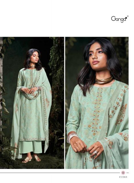 Ganga Nisrine catalog wholesale salwar kameez online shopping