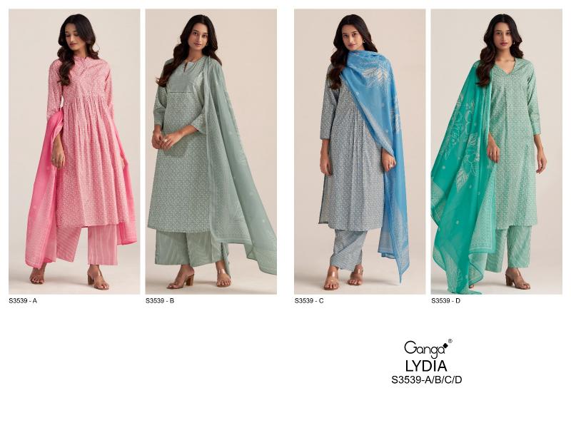 Ganga Noelle 3539 catalog wholesale salwar kameez india surat