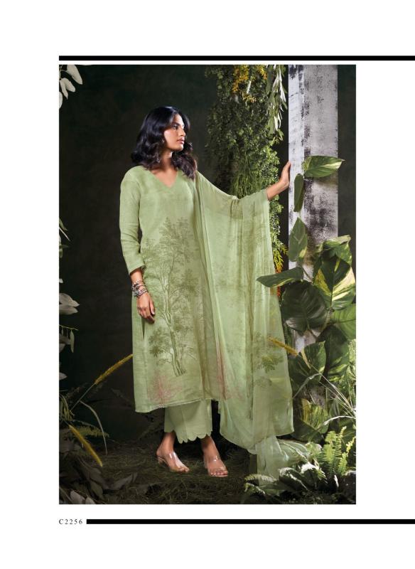 Ganga Omnia catalog wholesale unstitched salwar kameez material
