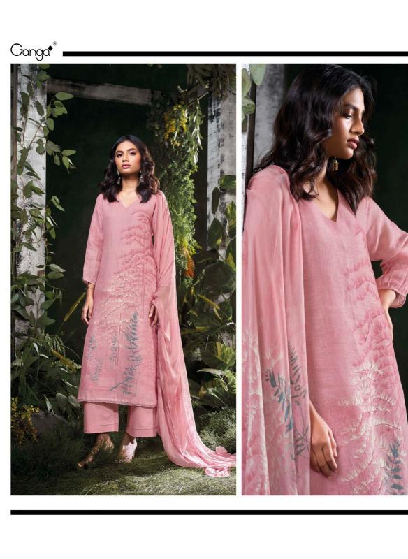 Ganga Omnia catalog wholesale unstitched salwar kameez material