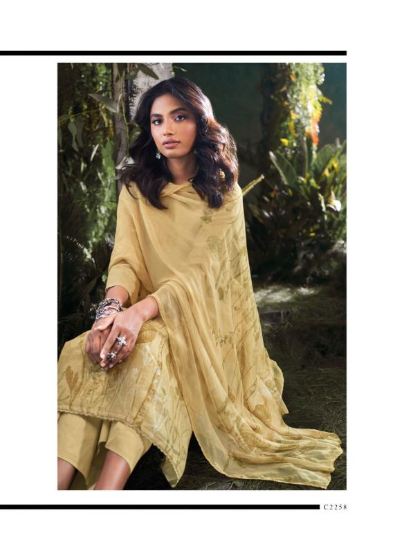 Ganga Omnia catalog wholesale unstitched salwar kameez material