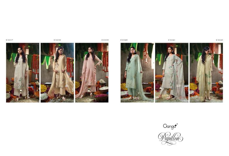Ganga Papillon catalog wholesale clothing salwar kameez