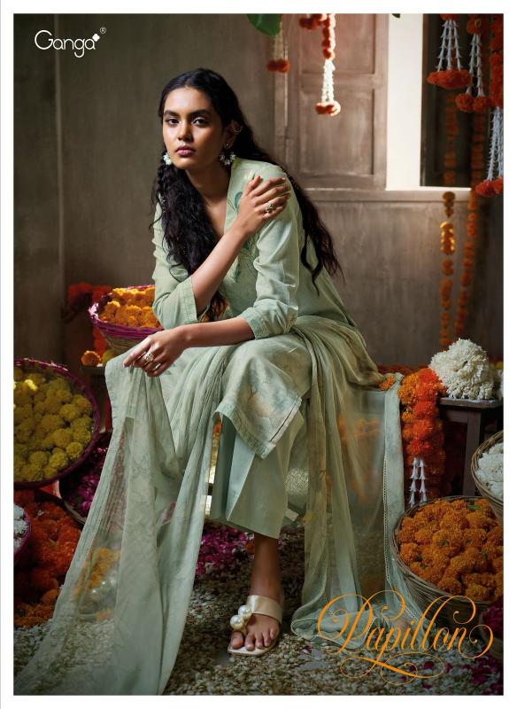 Ganga Papillon catalog wholesale clothing salwar kameez