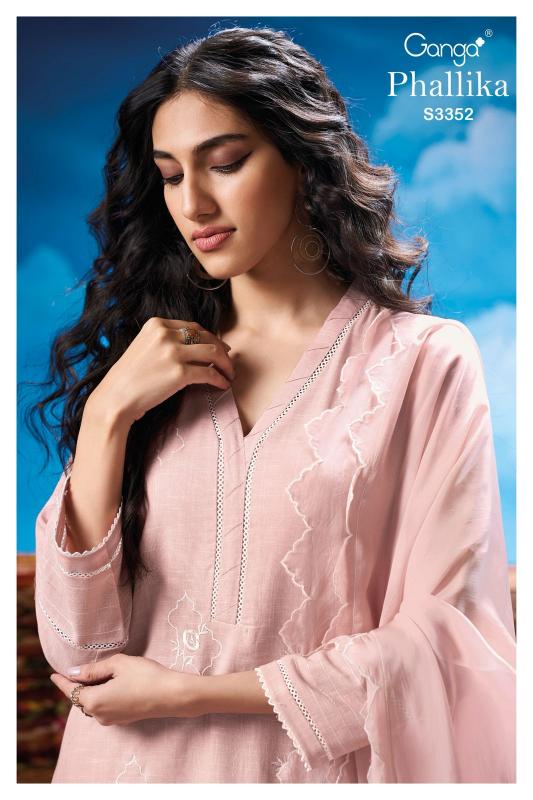 Ganga Phallika 3352 catalog wholesale indian sarees salwar kameez