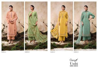 Ganga Umbi 2893 catalog ladies salwar kameez wholesalers in bangalore