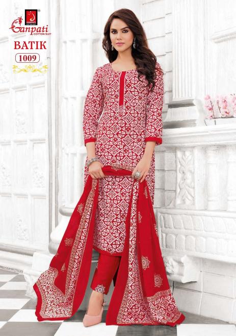Ganpati Batik Vol-10 – Kurti Pant With Dupatta - Wholesale Catalog