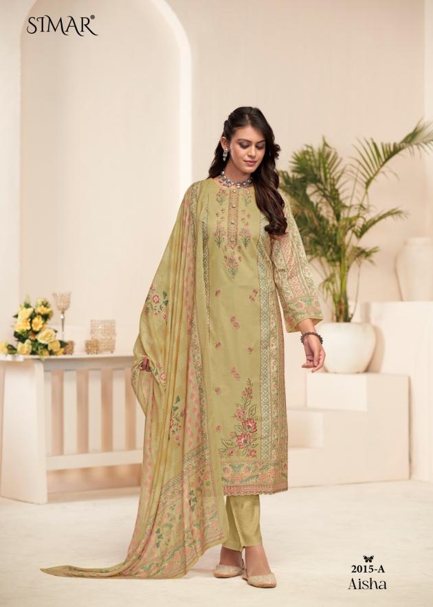 Glossy Simar Aisha Catalog salwar kameez wholesale in bangalore