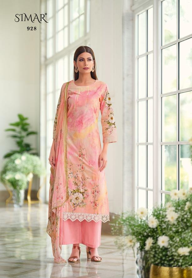Glossy Simar Nazam Catalog cotton salwar kameez wholesale