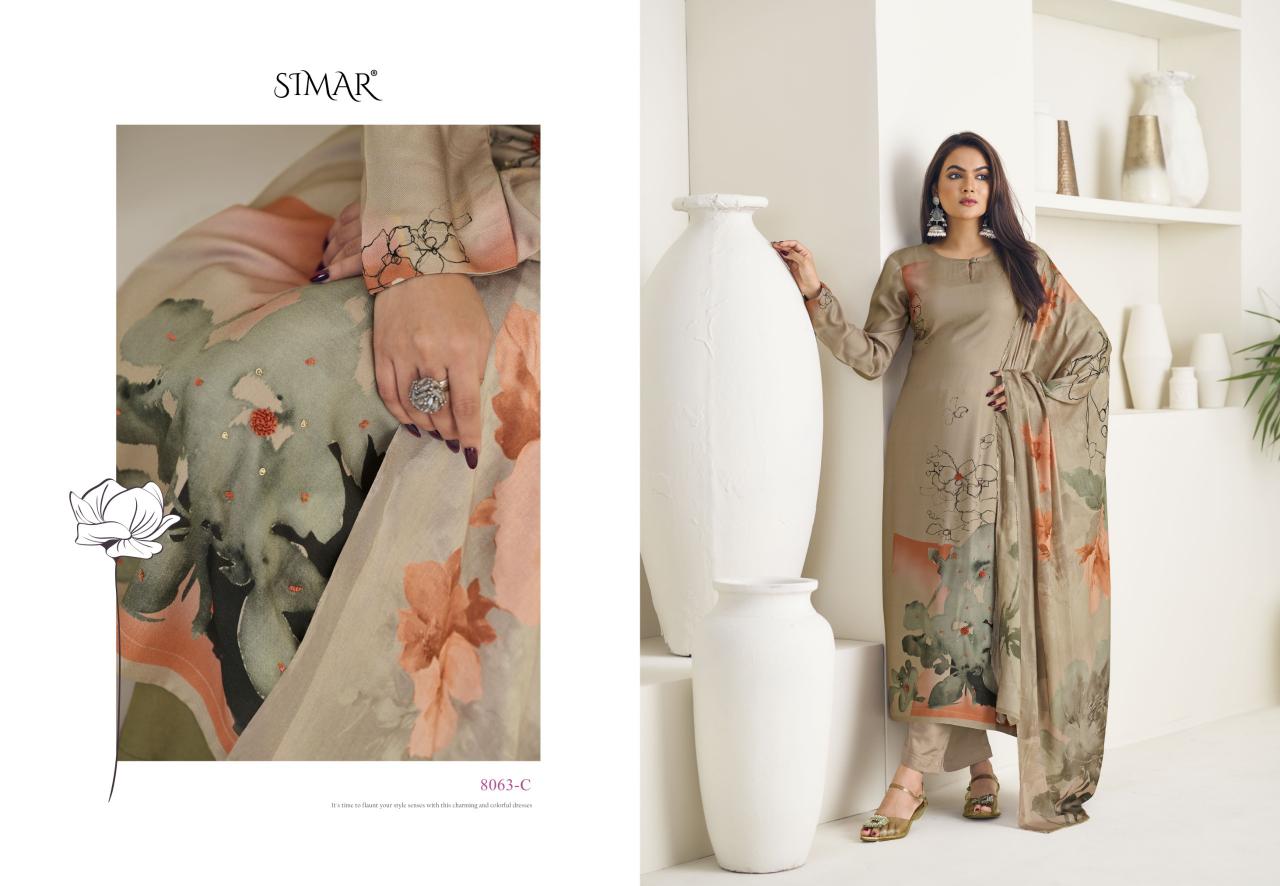 Glossy Simar Ornet Catalog ladies salwar kameez wholesale