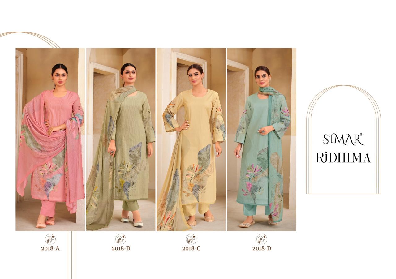 Glossy Simar Ridhima Catalog wholesale salwar kameez catalogue with price