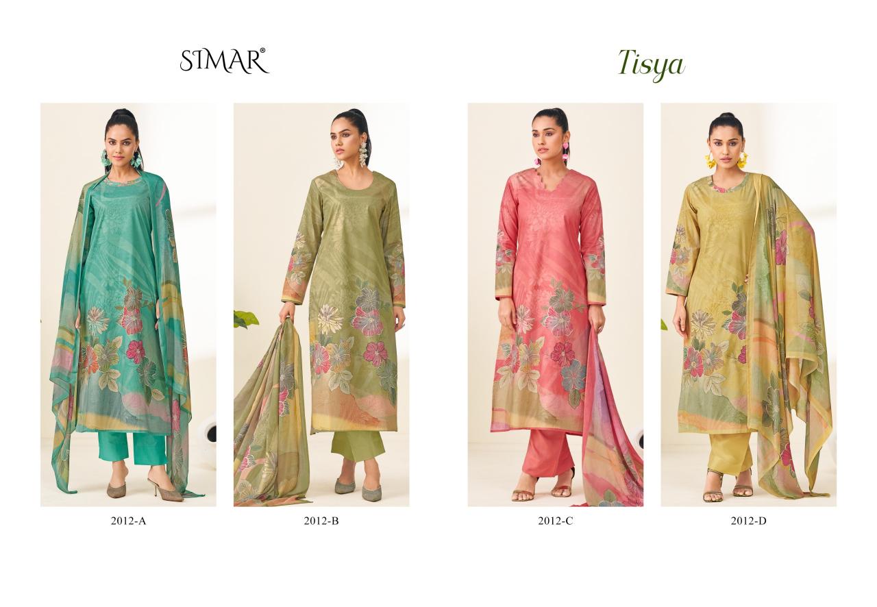 Glossy Simar Tisya Catalog wholesale salwar kameez in burrabazar