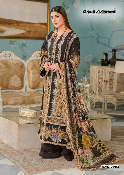 Gull Aahmed Azure Vol-2 – Pakistani Karachi Kurti Pant With Dupatta - Wholesale Catalog