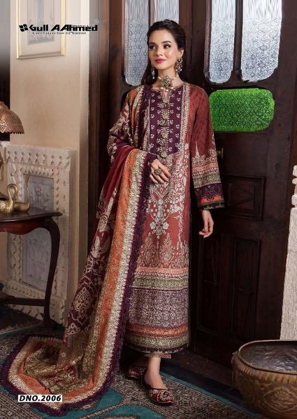 Gull Aahmed Azure Vol-2 – Pakistani Karachi Kurti Pant With Dupatta - Wholesale Catalog