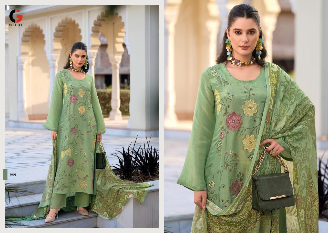 Gull Jee Ikshita Catalog pakistani shrug suits