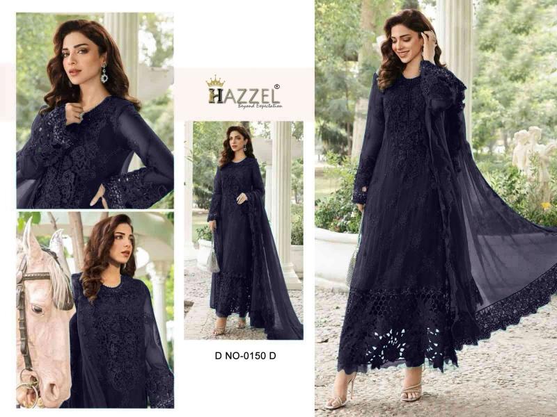 Hazzel 0150 ABCD Catalog pakistani designer suits buy online