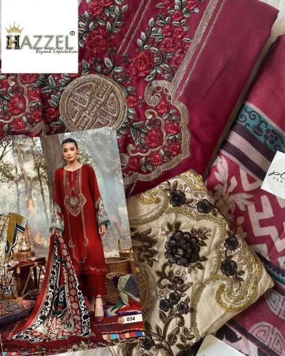 Hazzel 035 Catalog pakistani designer suits on pinterest