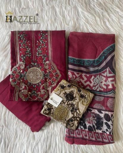 Hazzel 035 Catalog pakistani designer suits on pinterest