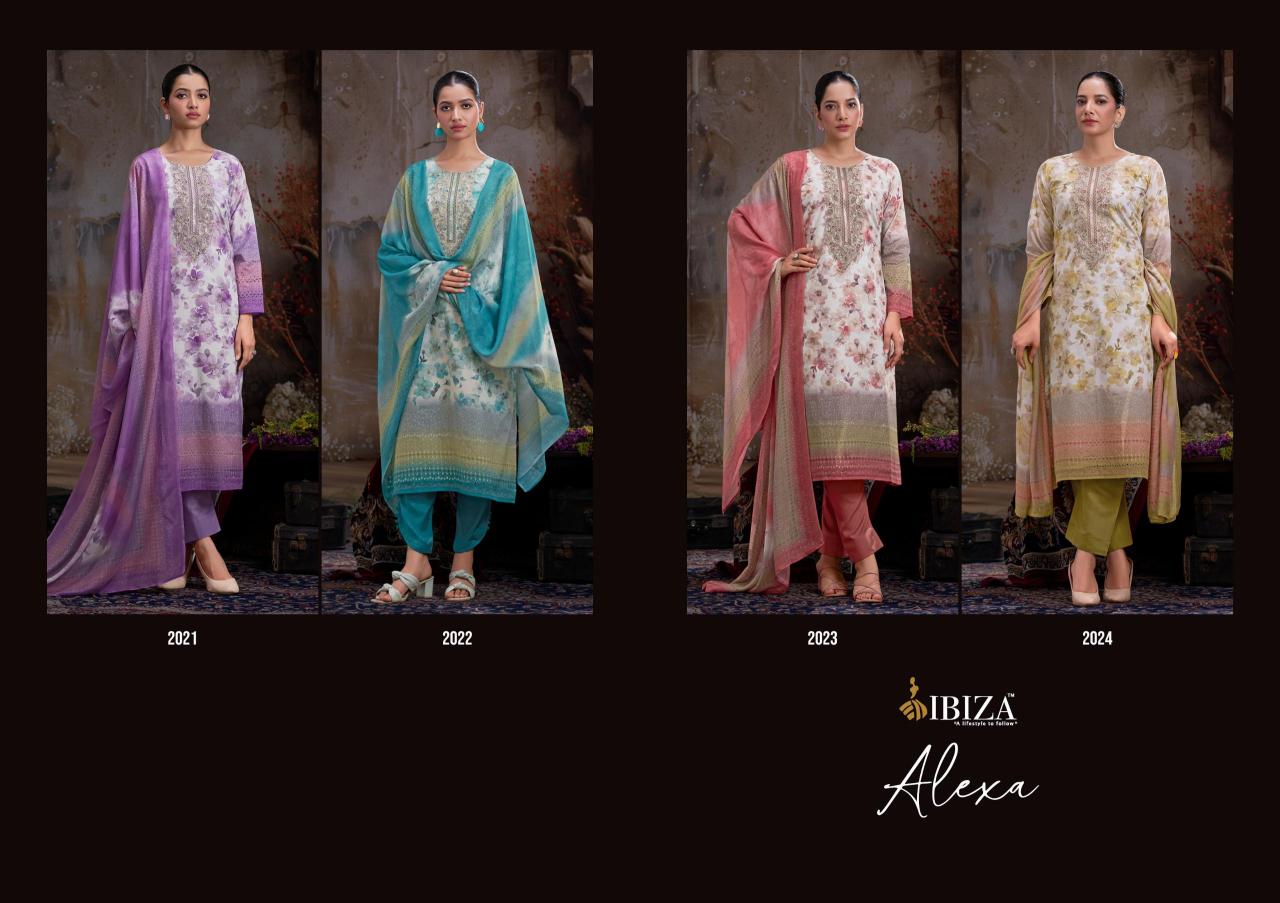 Ibiza Alexa catalog unstitched salwar kameez wholesale pakistan