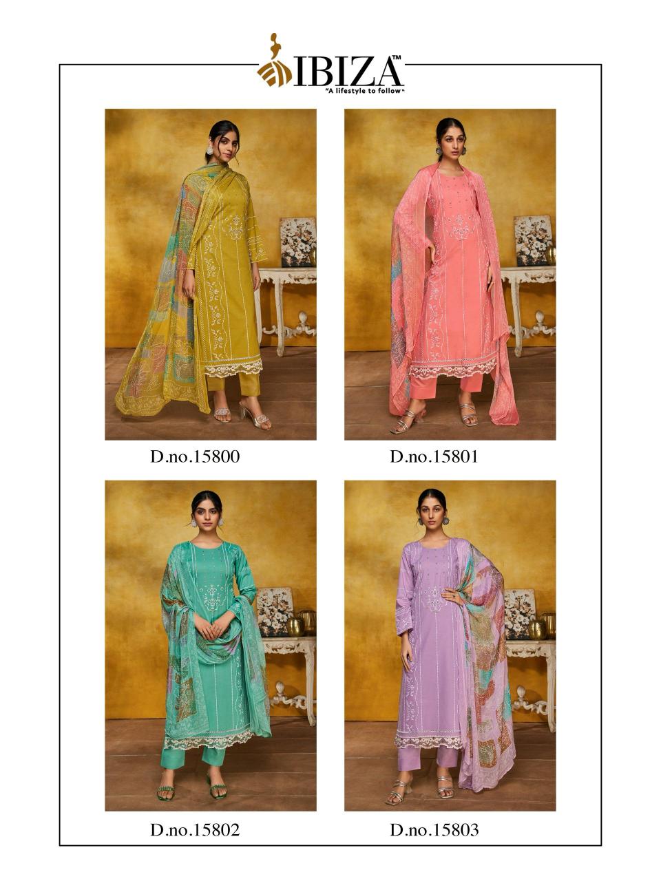 Ibiza Glamlook catalog wholesale market of salwar kameez in kolkata