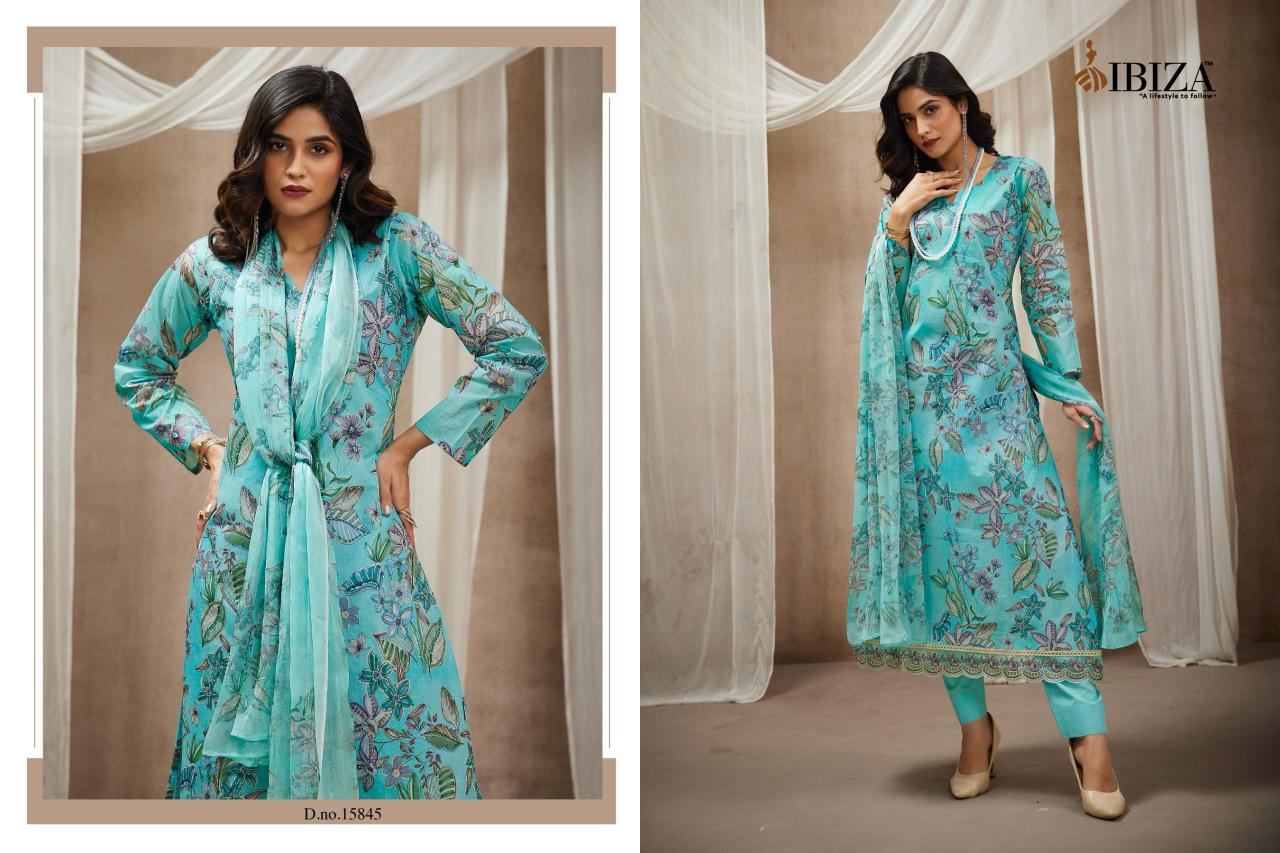 Ibiza Samora catalog straight salwar kameez wholesale