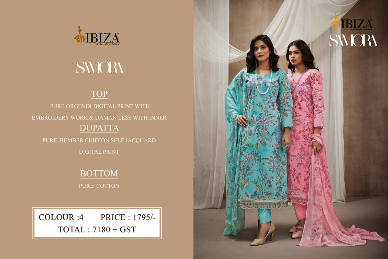 Ibiza Samora catalog straight salwar kameez wholesale