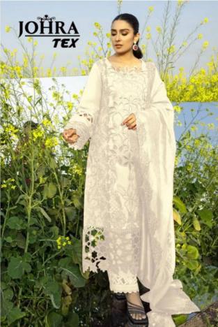 Johra Tex 154 D catalog designer cotton pakistani suits