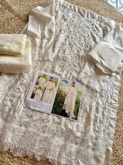 Johra Tex 154 D catalog designer cotton pakistani suits