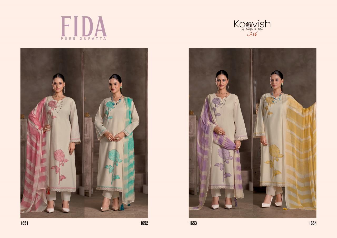 Kaavish Fida catalog lawn cotton salwar kameez
