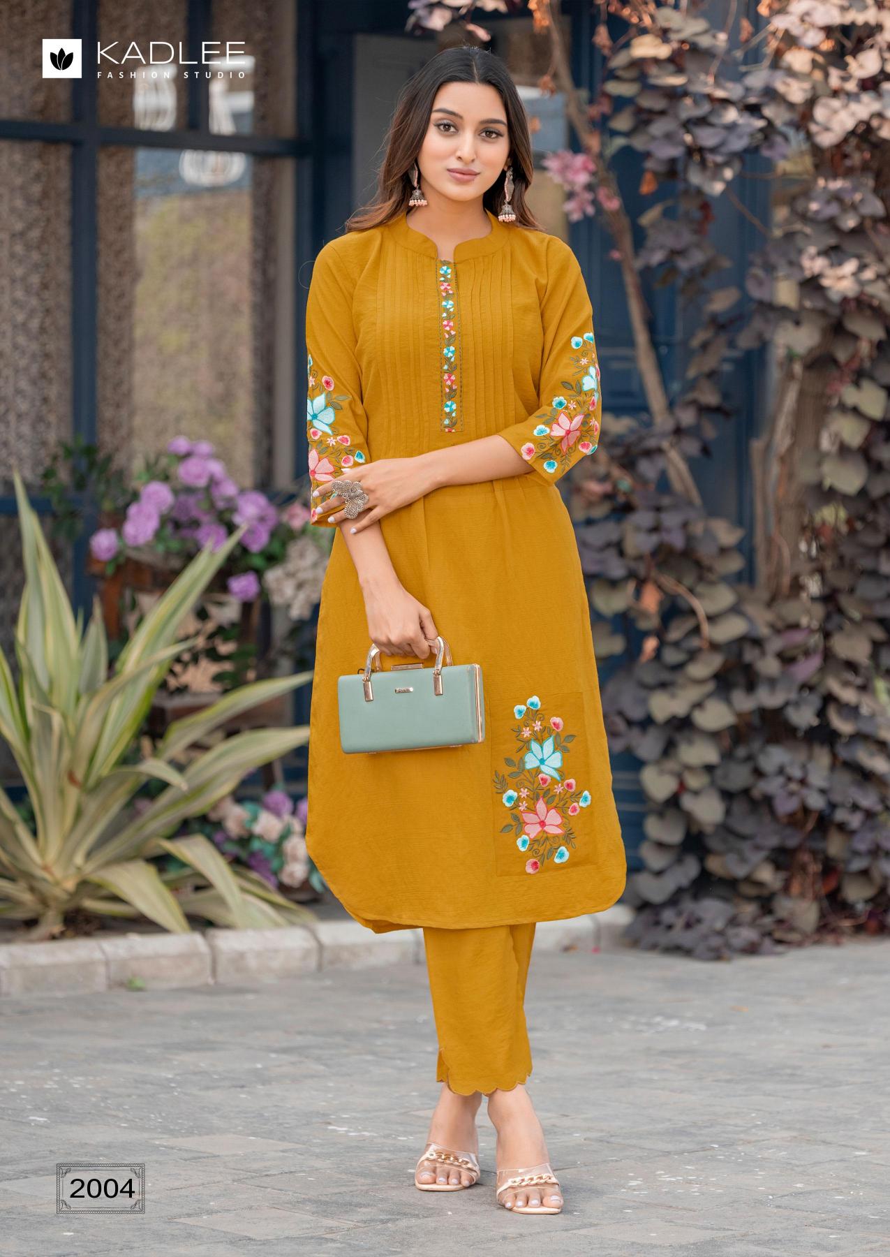 Kadlee Roongta catalog kurti design 2025 in india
