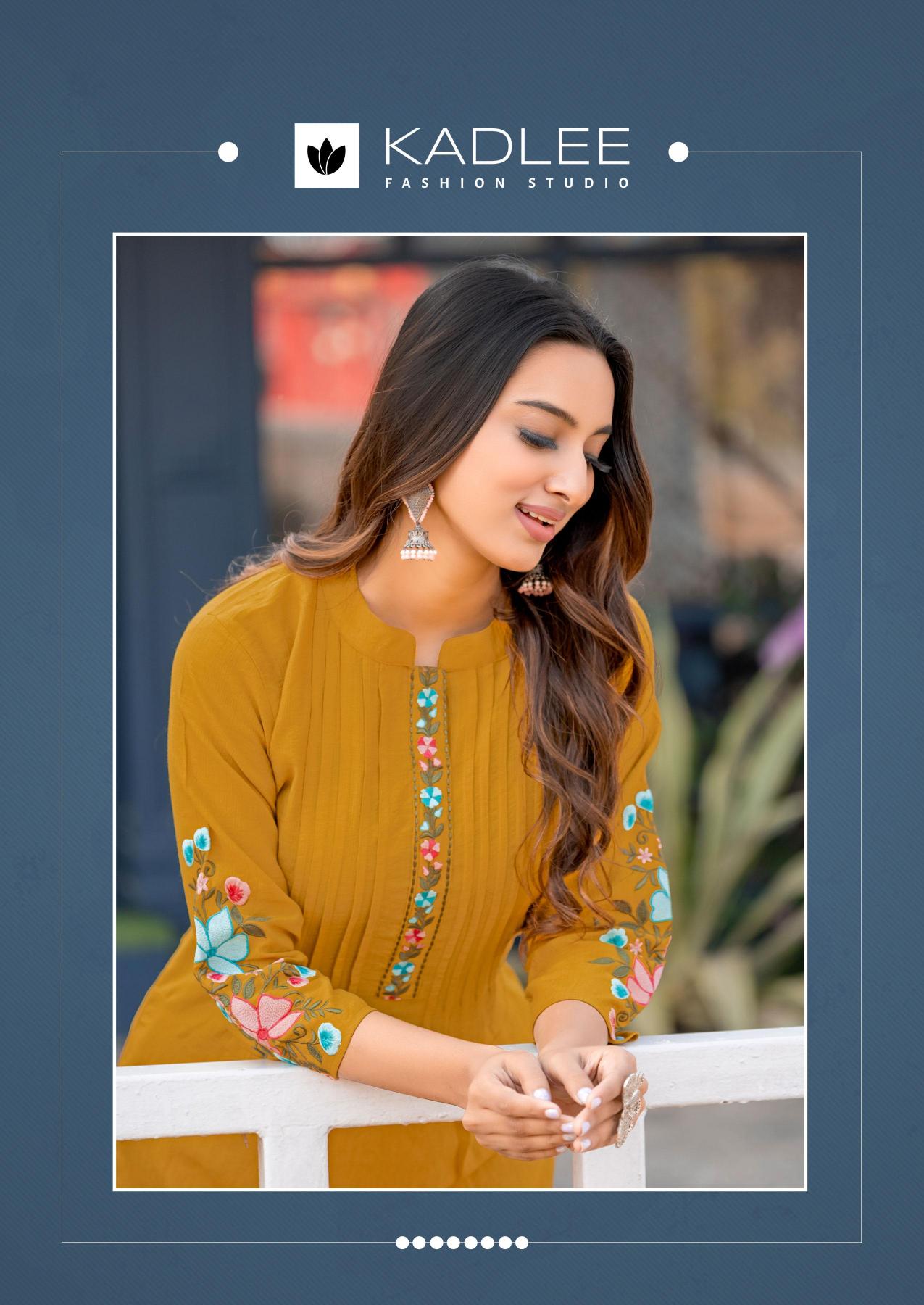 Kadlee Roongta catalog kurti design 2025 in india
