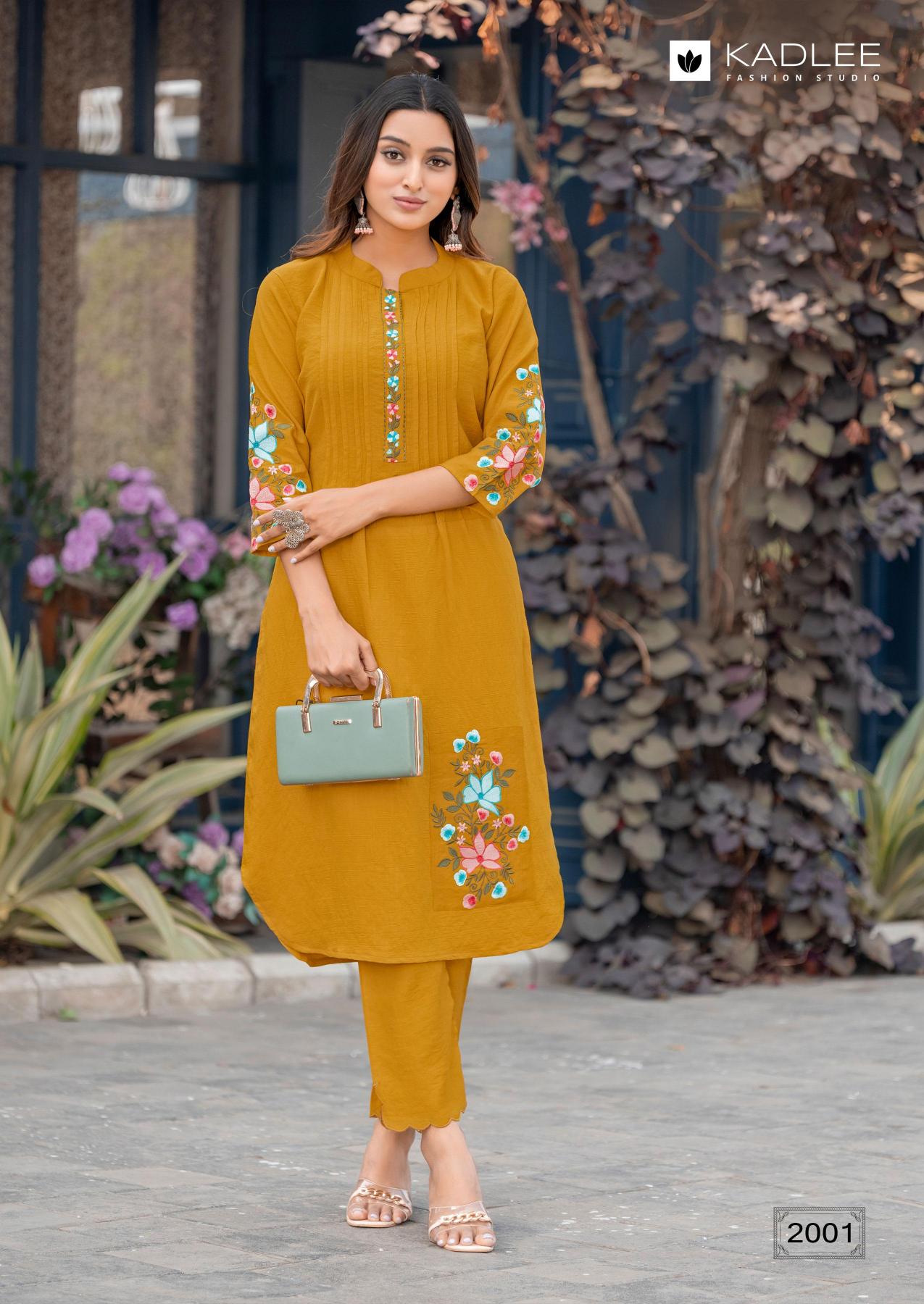 Kadlee Roongta catalog kurti design 2025 in india