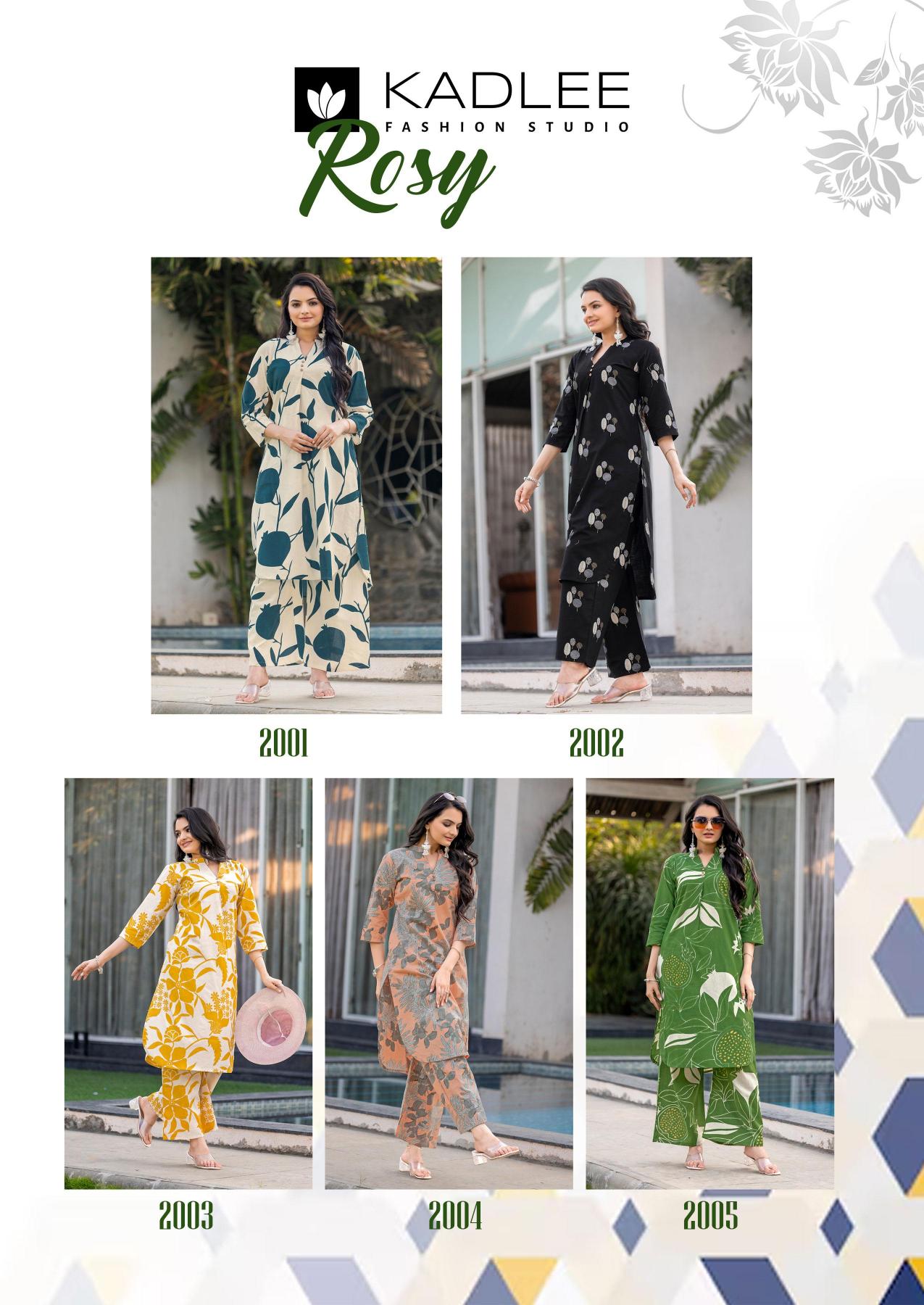 Kadlee Rosy catalog co ord sets wholesale