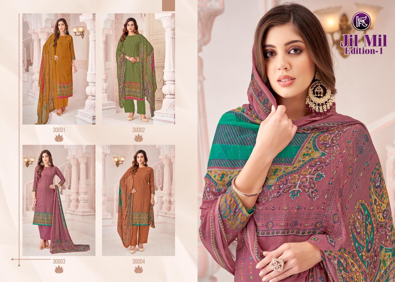 Kala Fashion JIL MIL vol 1 catalog wholesale dress material shops in kolkata