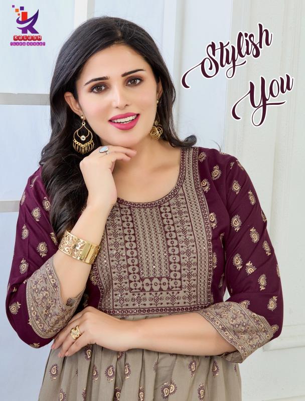 kalash Stylish You catalog anarkali kurtis for womens online india