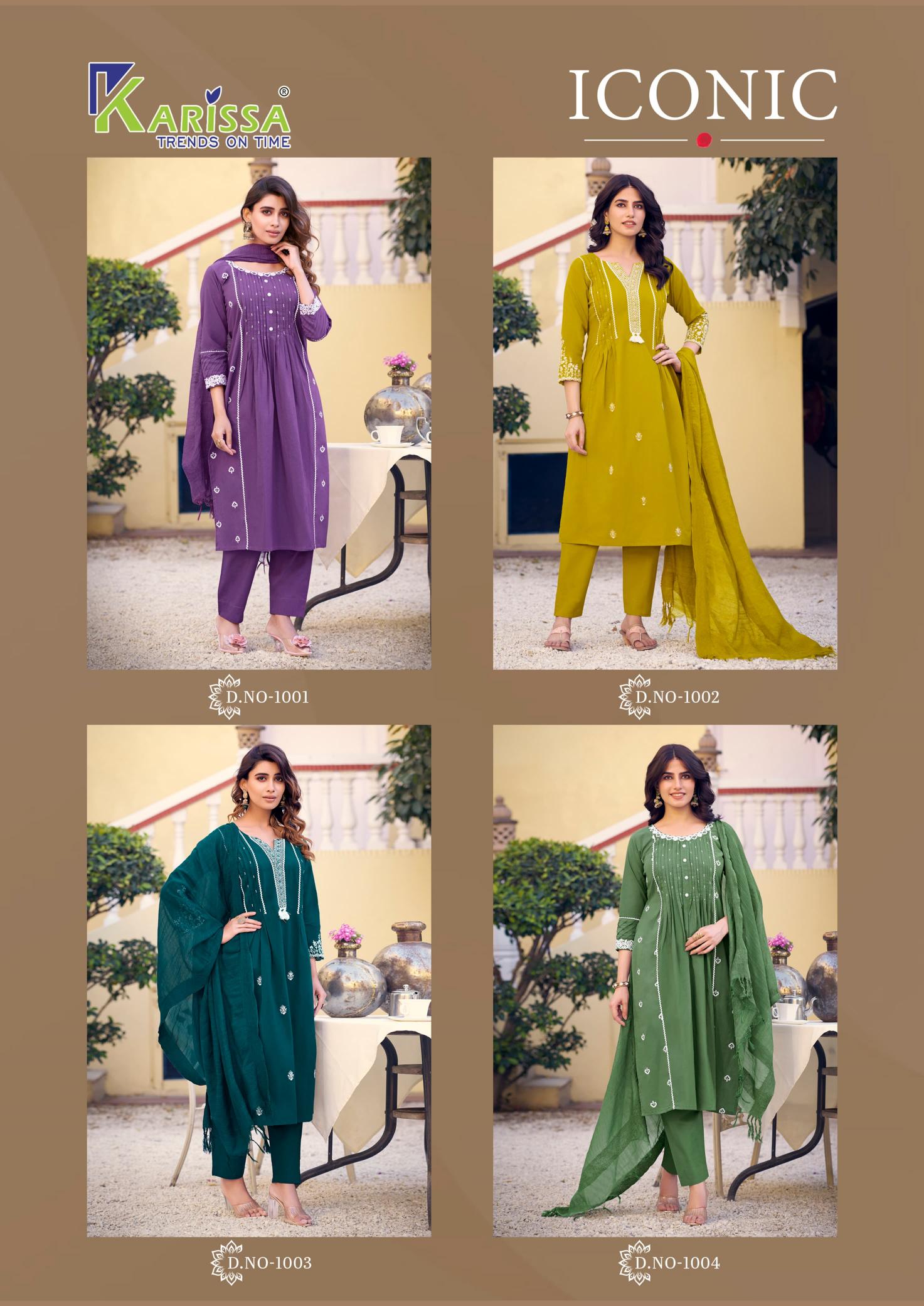 Karissa Iconic Catalog indo western kurtis india 