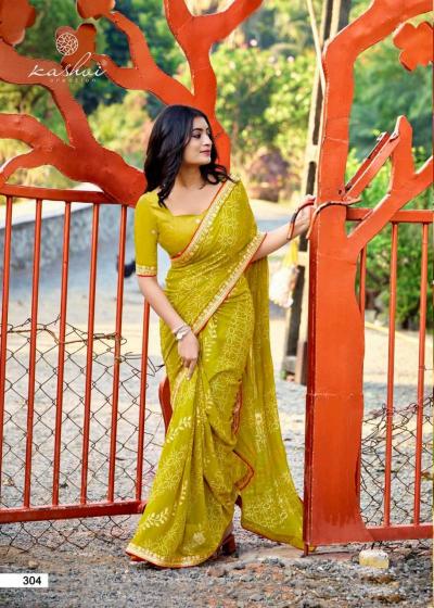 Kashvi Chuneri Vol 3 catalog export duties saree in india