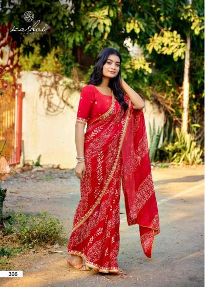 Kashvi Chuneri Vol 3 catalog export duties saree in india