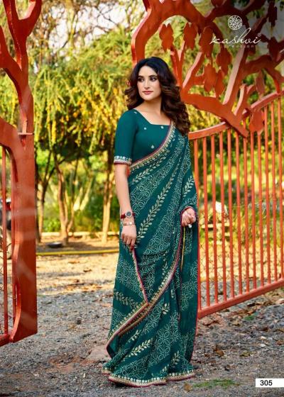 Kashvi Chuneri Vol 3 catalog export duties saree in india